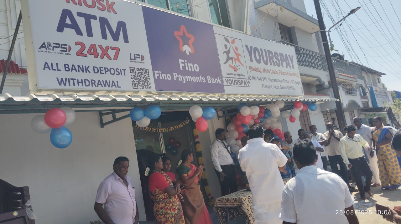 Attur branch opening ceremony with crowd