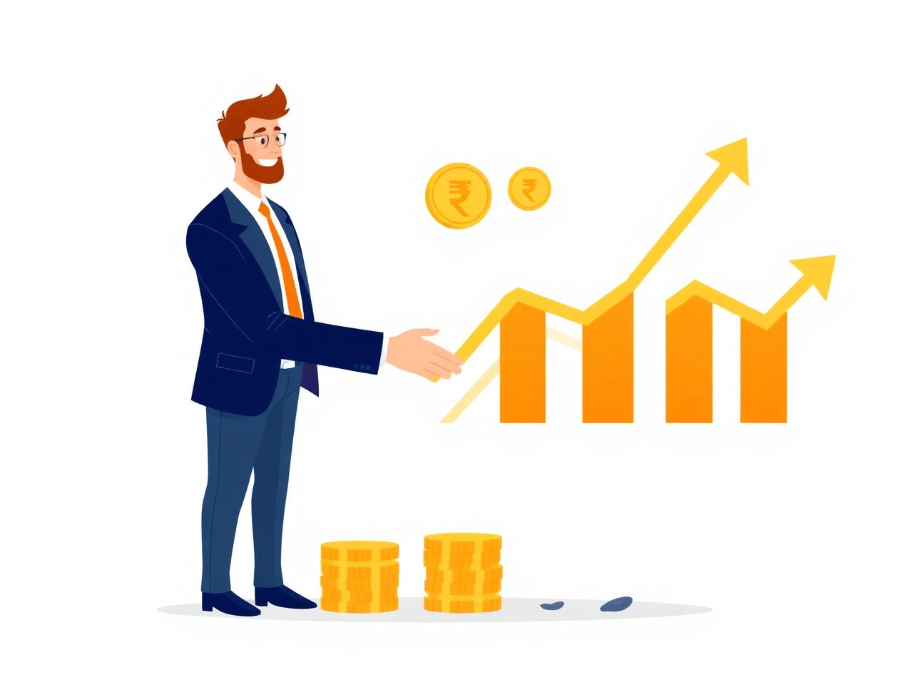 Financial advisor program illustration